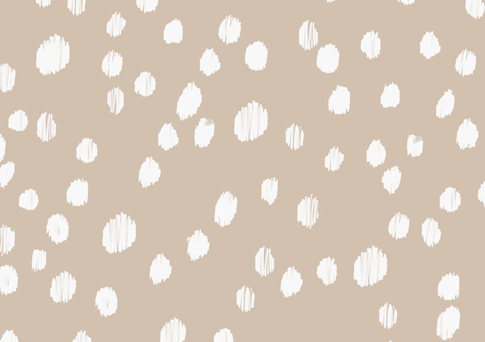 Dots and Spots, Toasted Oatmeal - Roller Blind - Image 6